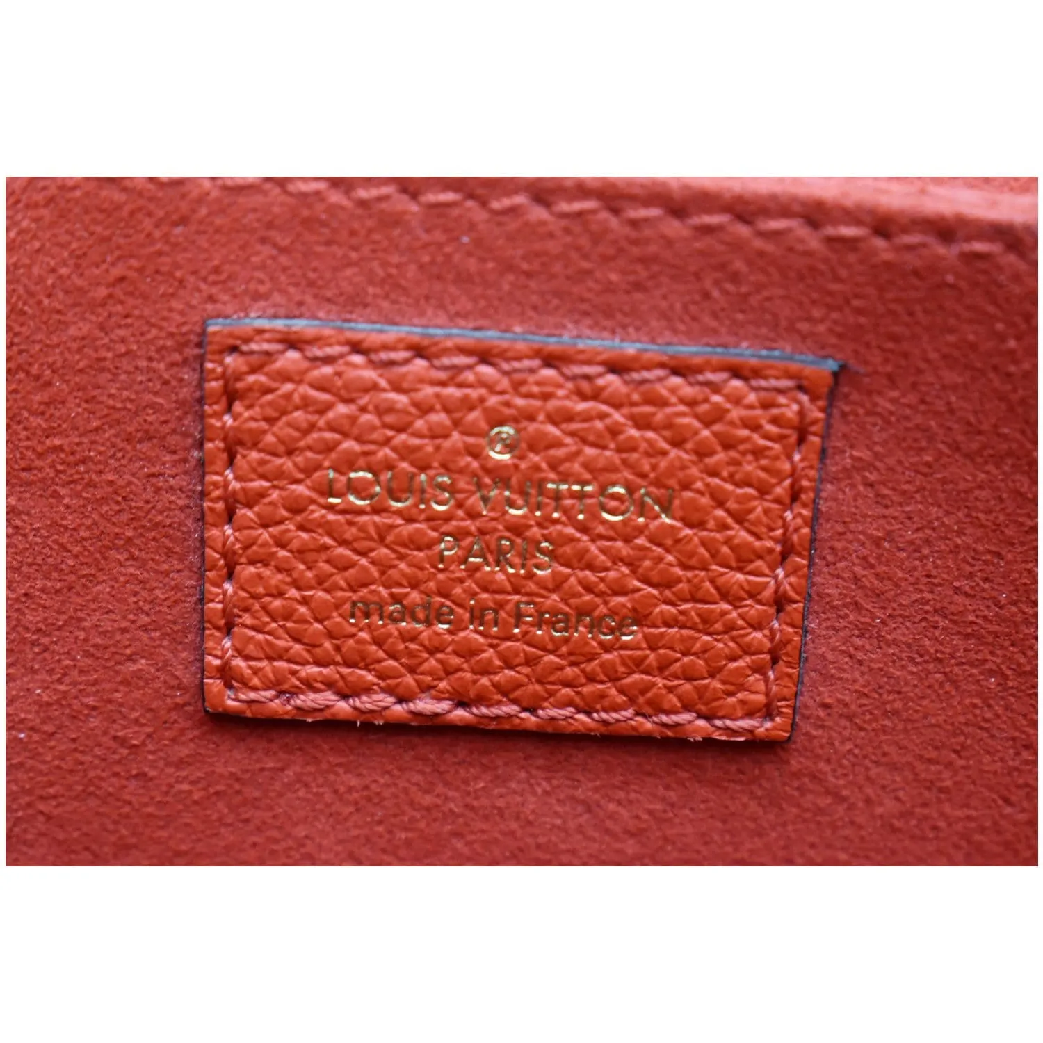 LOUIS VUITTON Vaugirard Monogram Canvas Shoulder Bag Coquelicot