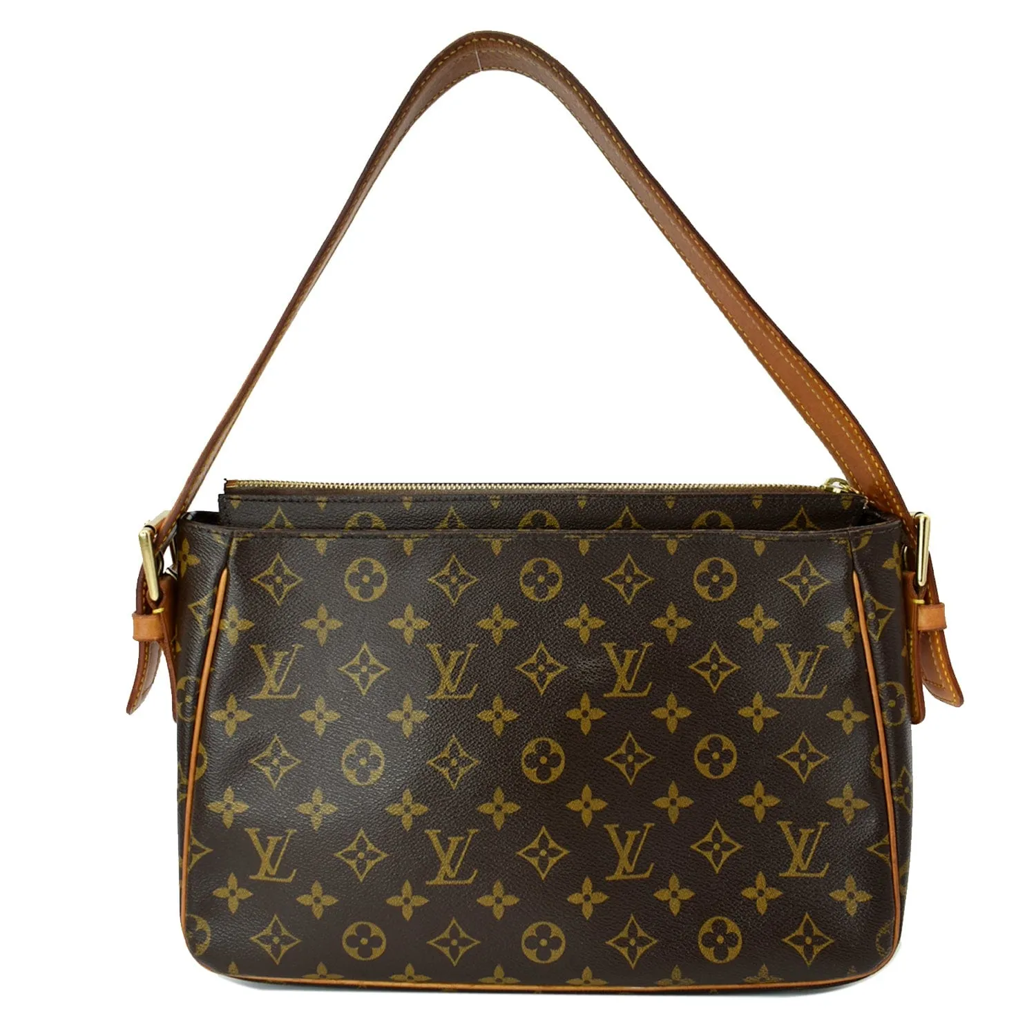 LOUIS VUITTON Viva Cite GM Monogram Canvas Shoulder Bag Brown