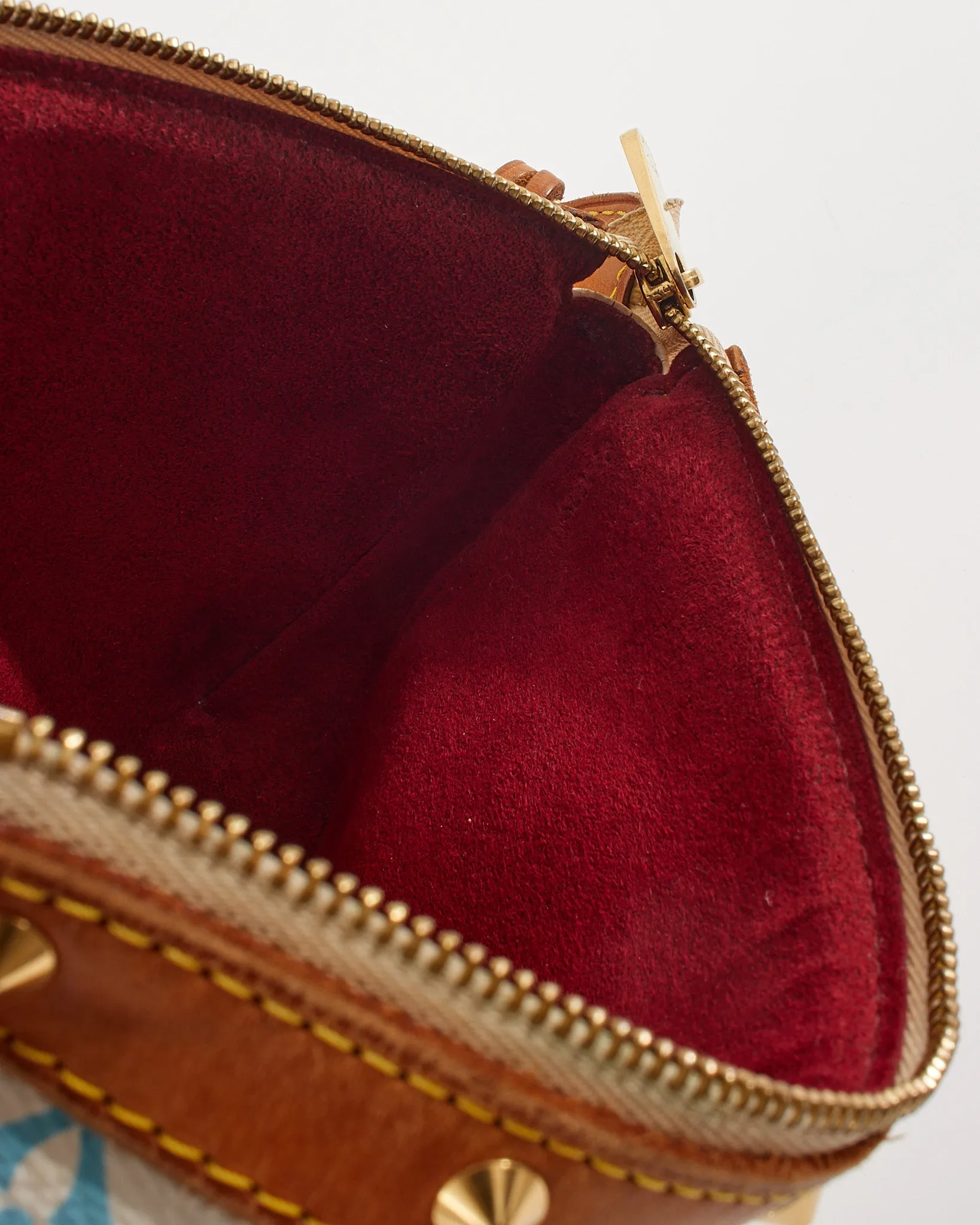 Louis Vuitton White Monogram Multicolore Canvas Pochette Accessoires