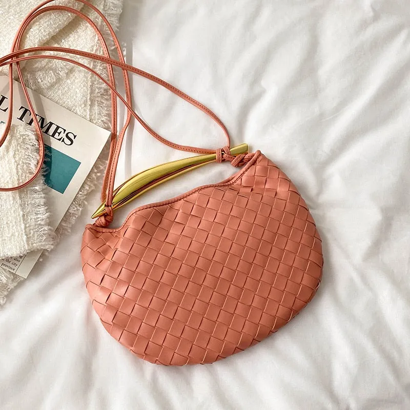 Mairi Woven Golden Bar Mini Tote