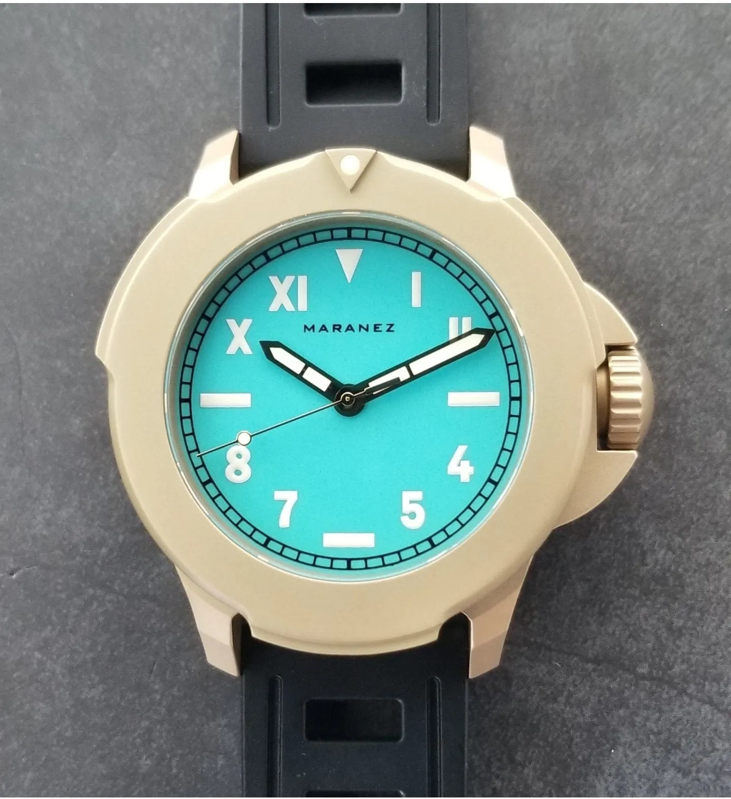 Maranez Bangla 47 brass turquoise California