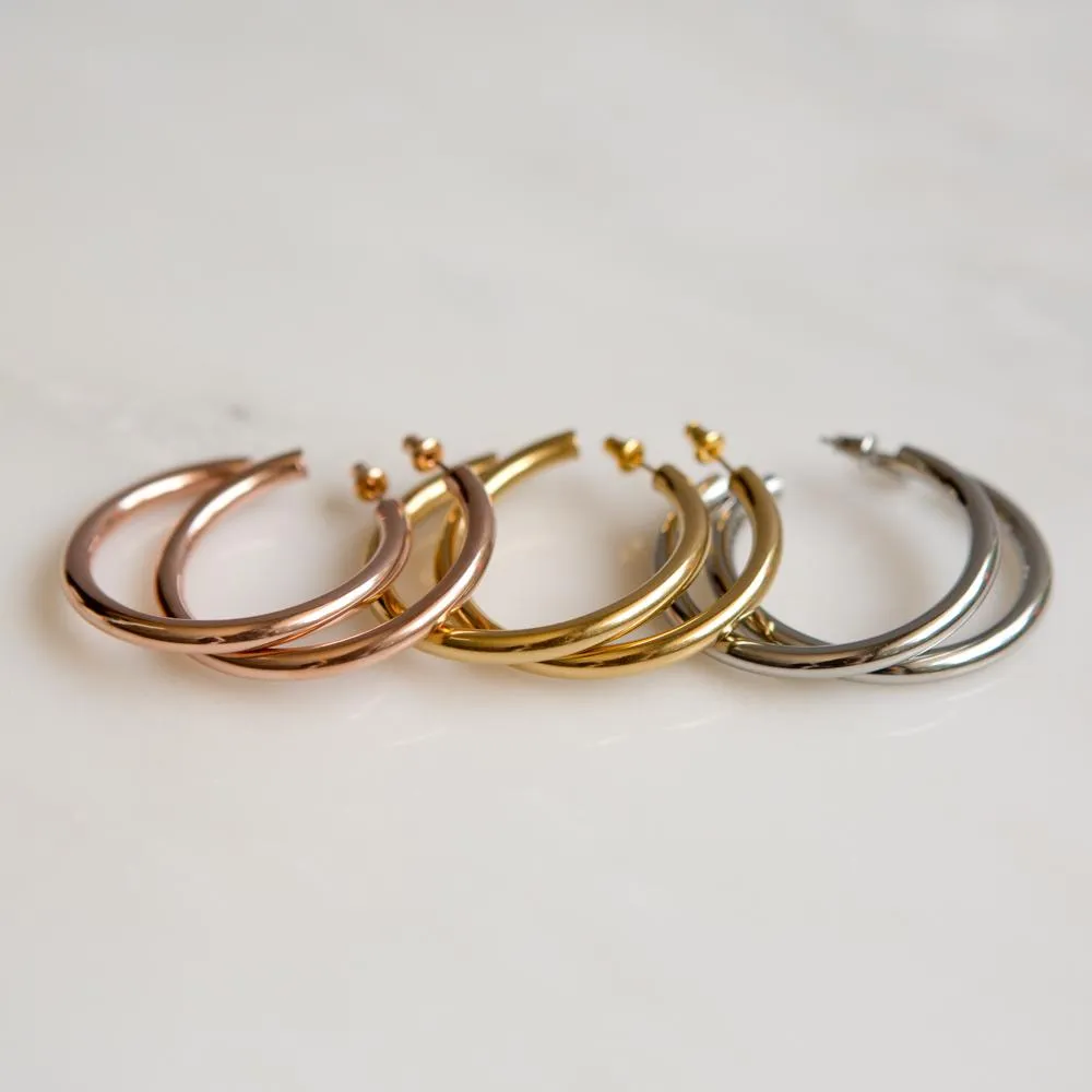 Medium Hoop Earrings