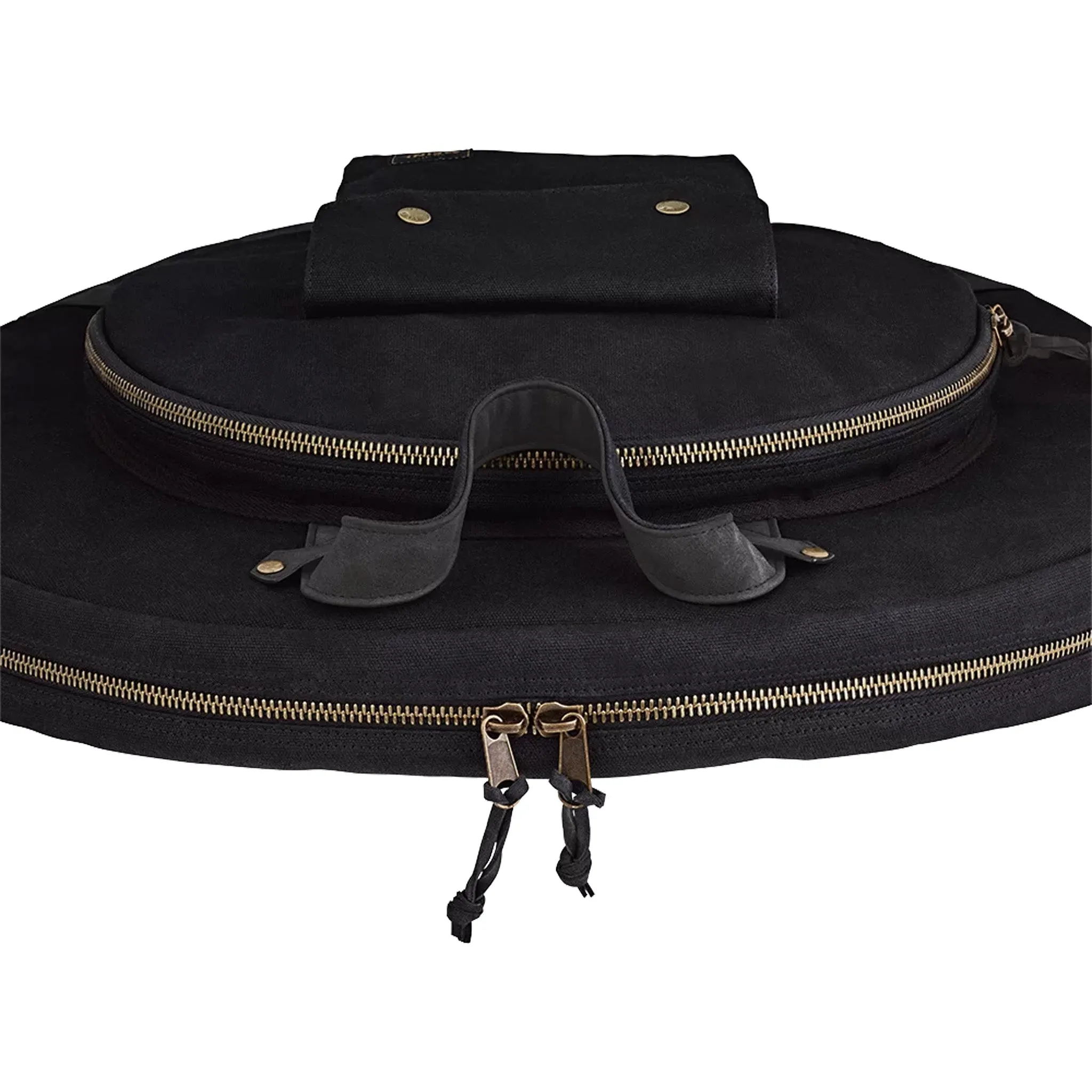 MEINL Cymbals MWC22BK 22inch Waxed Canvas Backpack Cymbal Bag, Classic Black