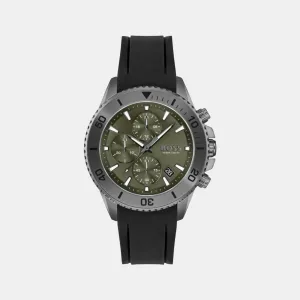Men Green Analog Stainless Steel Watch 1513967