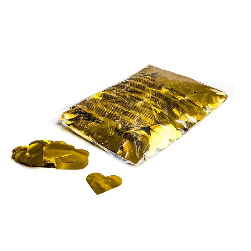 Metallic Confetti Hearts Ø55mm