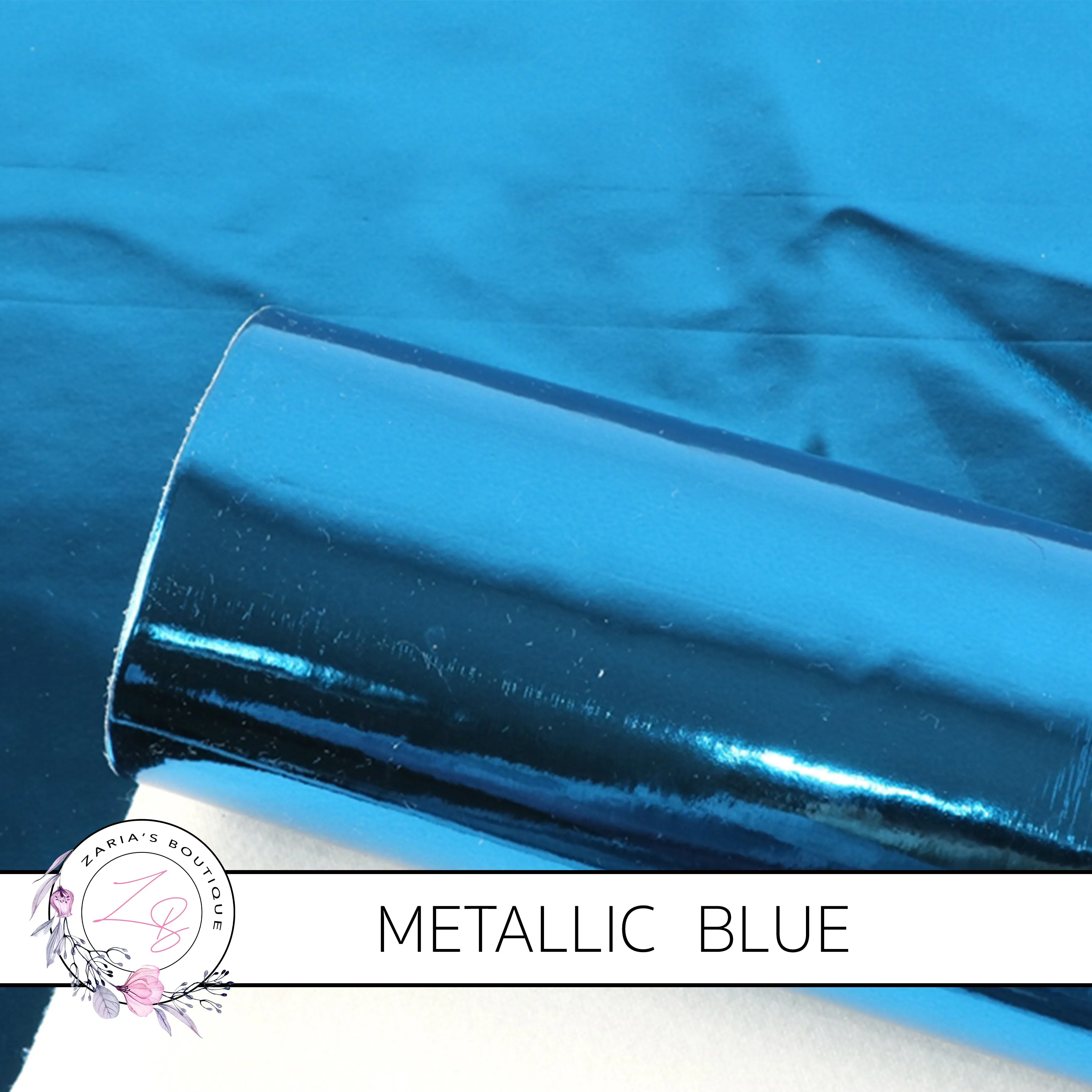 Metallic Shiny Mirror Light Pink ~ Faux Leather Sheets