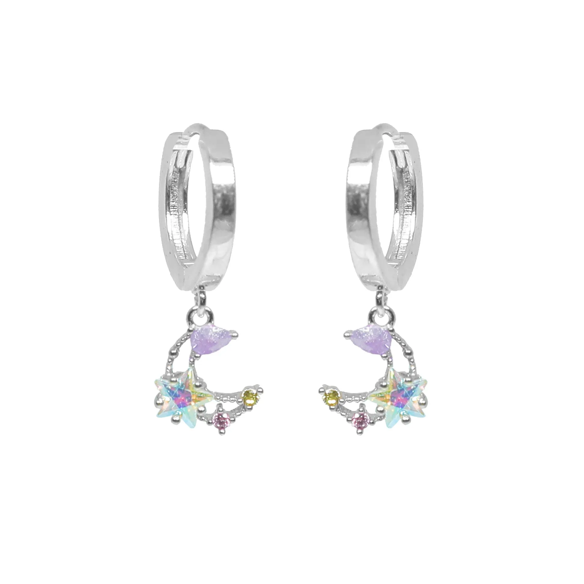 Mini Luna Huggie Earrings