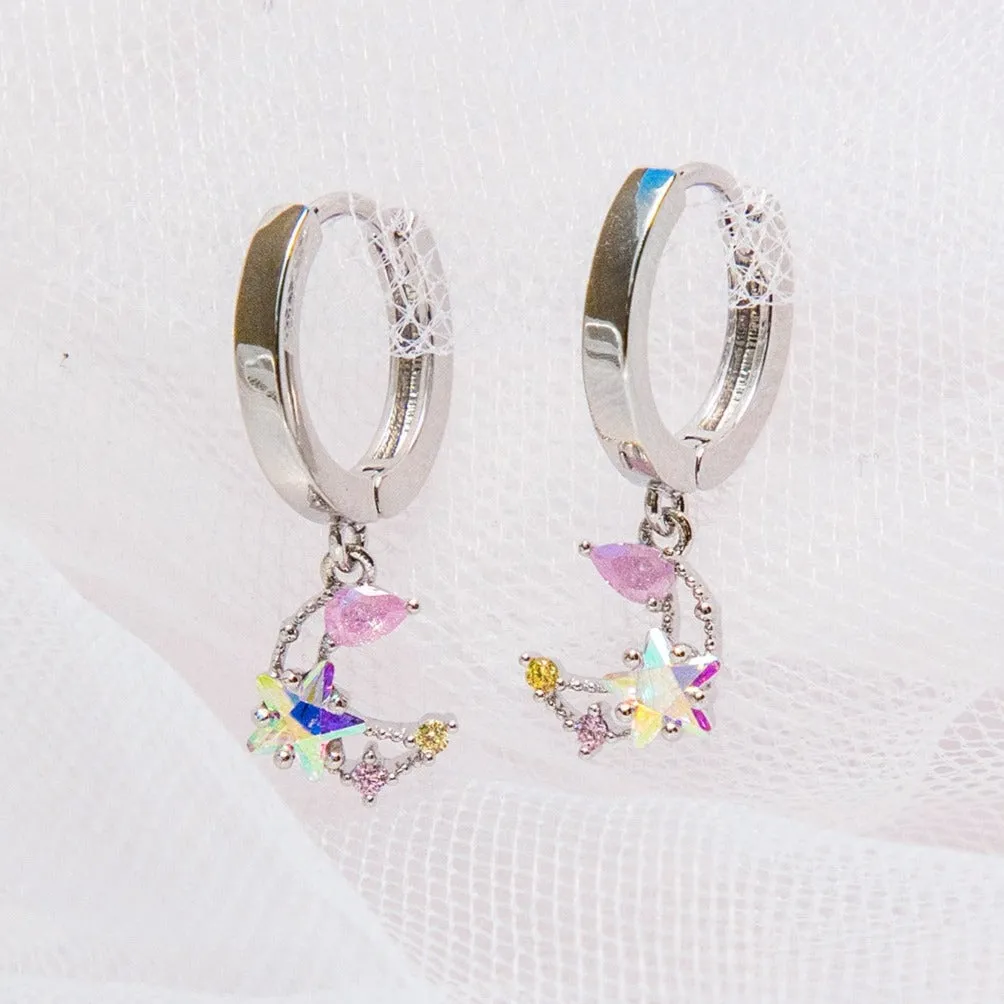 Mini Luna Huggie Earrings