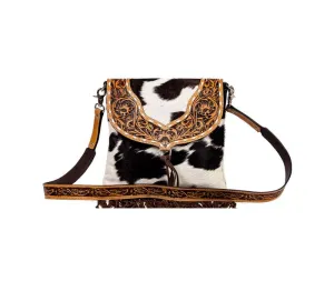 Myra Bag Saba Trail Hand-tooled Bag in Light & Dark