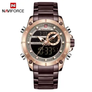 NAVIFORCE Fashion Chronograph Stainless Steel Wristwatch