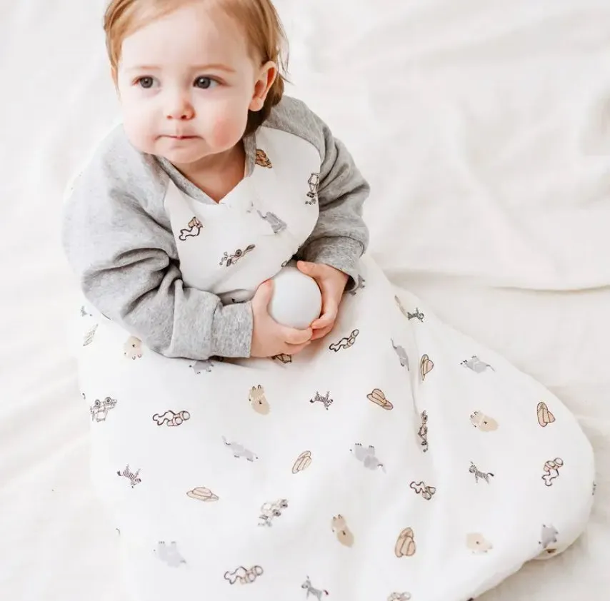 Nest Designs Ginger Bamboo Raglan Long Sleeve Sleep Bag (2.5 TOG)