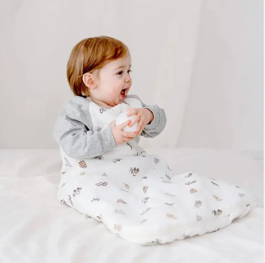 Nest Designs Ginger Bamboo Raglan Long Sleeve Sleep Bag (2.5 TOG)