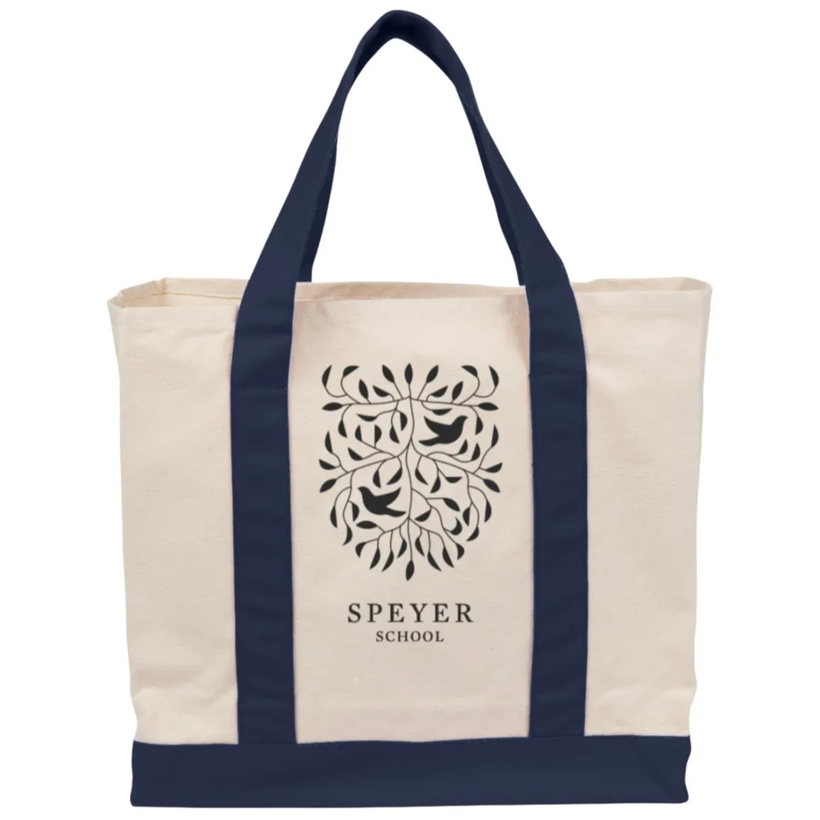 *NEW* Cotton Canvas Two-Tone Tote