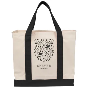 *NEW* Cotton Canvas Two-Tone Tote