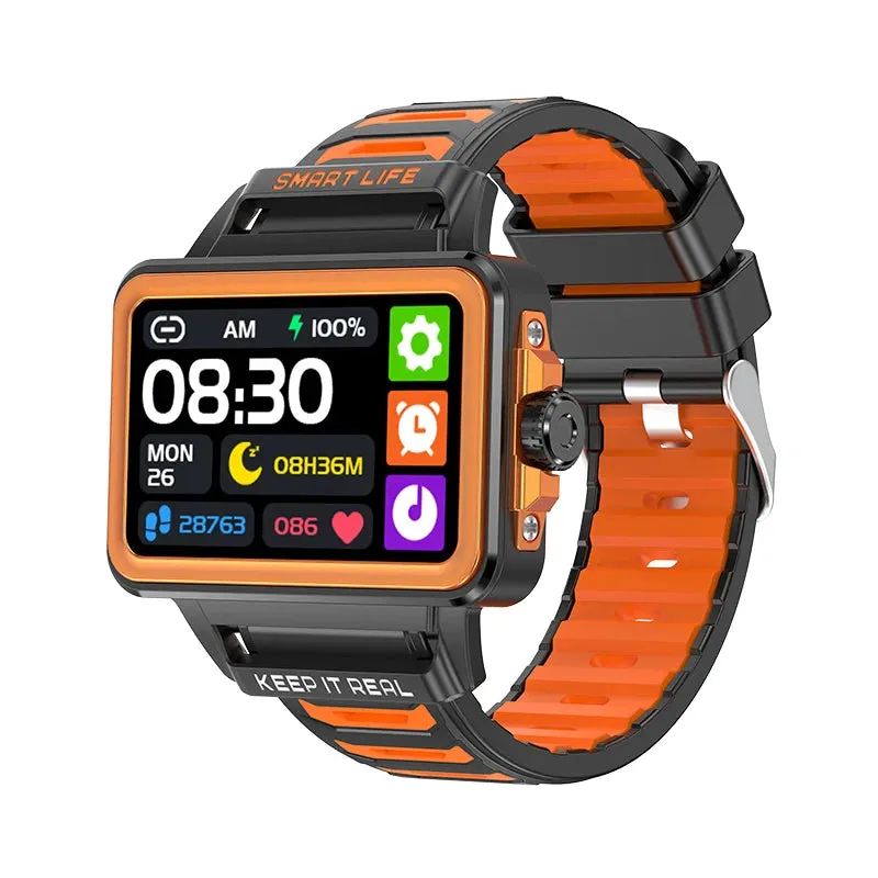 New Fashion Personality Smart Watch 1.57-inch HD Large Screen 24h Continuous Heart Rate Sleep Monitor Game Waterproof Smartwatch