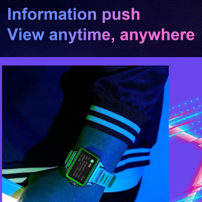 New Fashion Personality Smart Watch 1.57-inch HD Large Screen 24h Continuous Heart Rate Sleep Monitor Game Waterproof Smartwatch