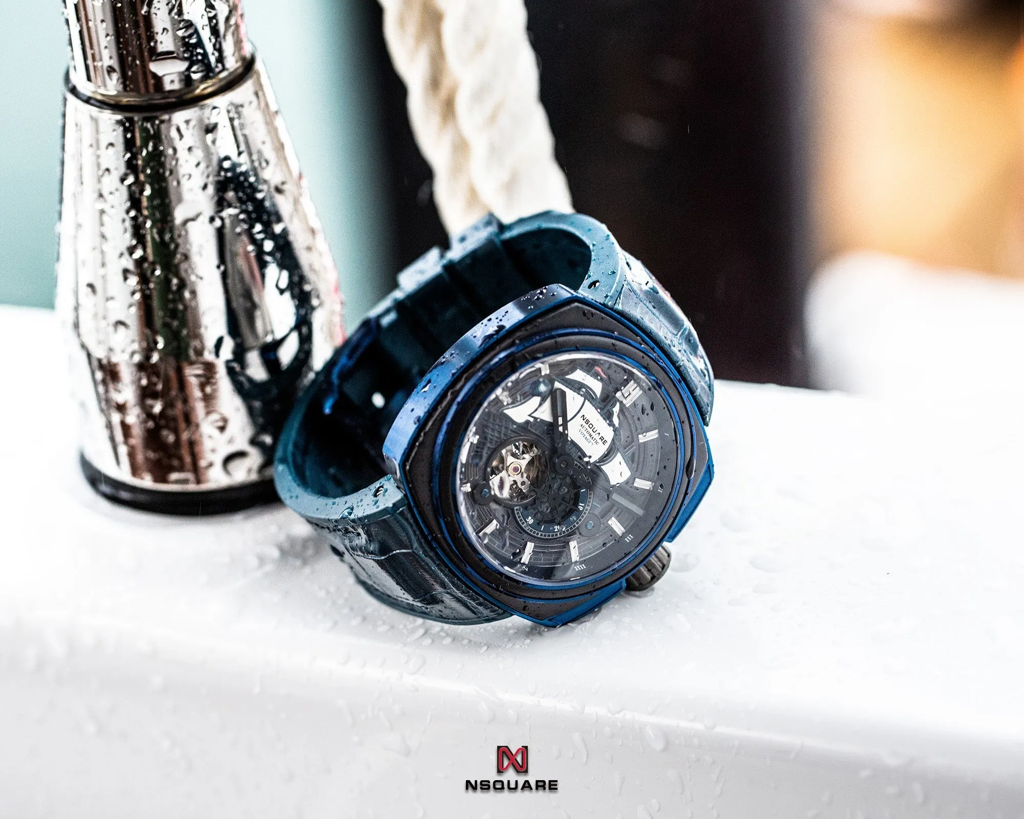 Nsquare Voyager Automatic 51mm Black Blue