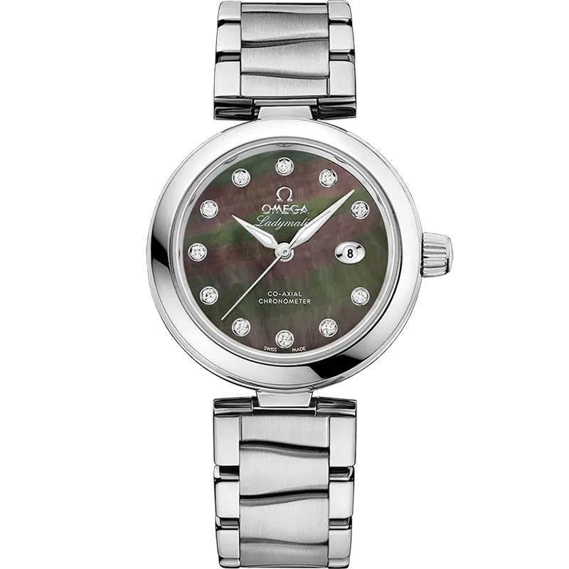 Omega De Ville Ladymatic 34 mm, steel on steel