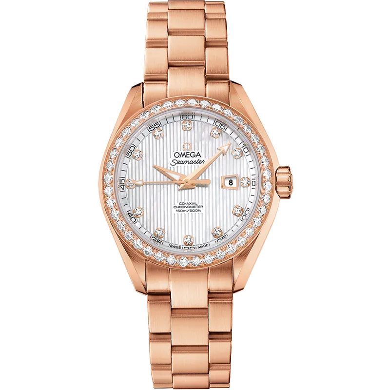 Omega Seamaster Aqua Terra 150M 34 mm, red gold on red gold
