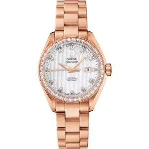 Omega Seamaster Aqua Terra 150M 34 mm, red gold on red gold