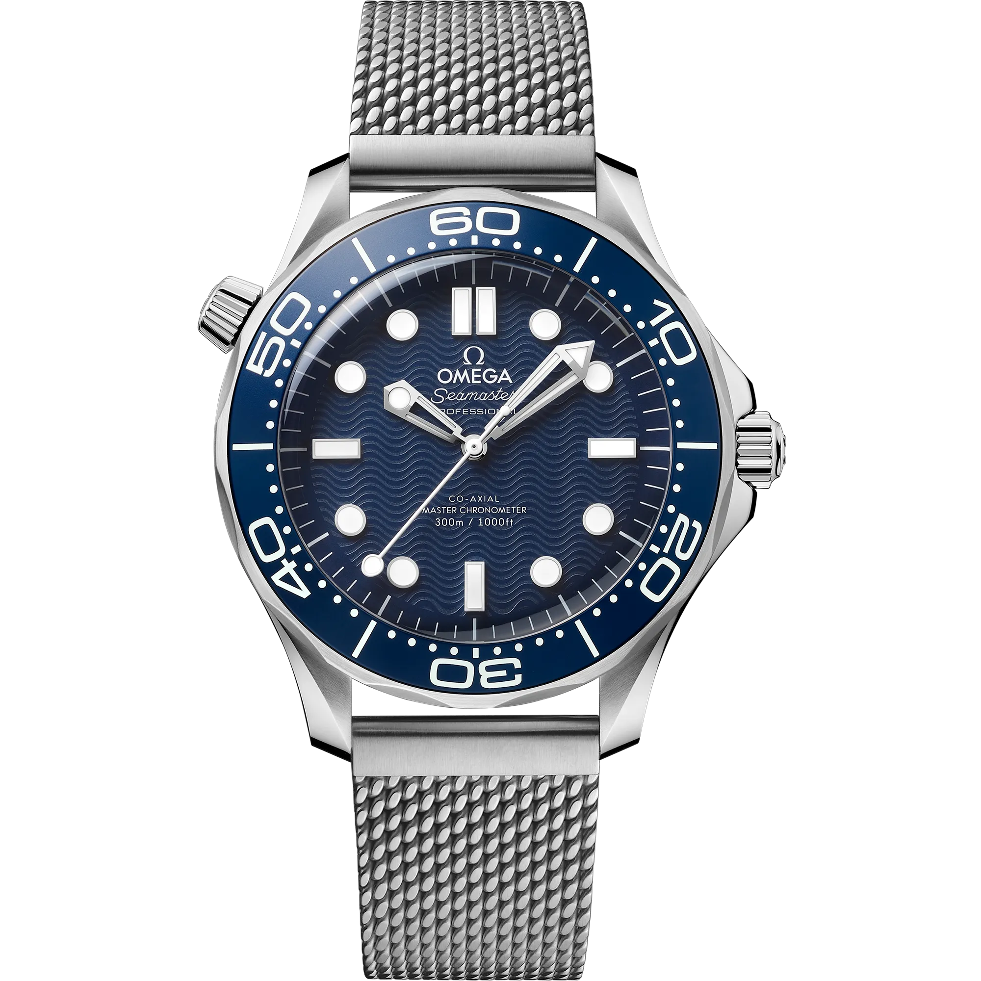 Omega Seamaster Diver 300M 42 mm, steel on steel