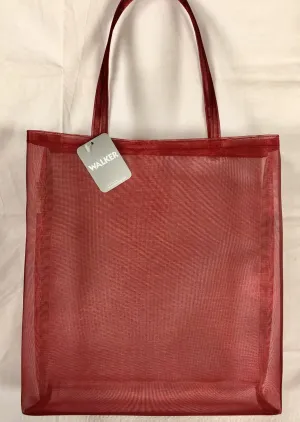 open tote, metallic