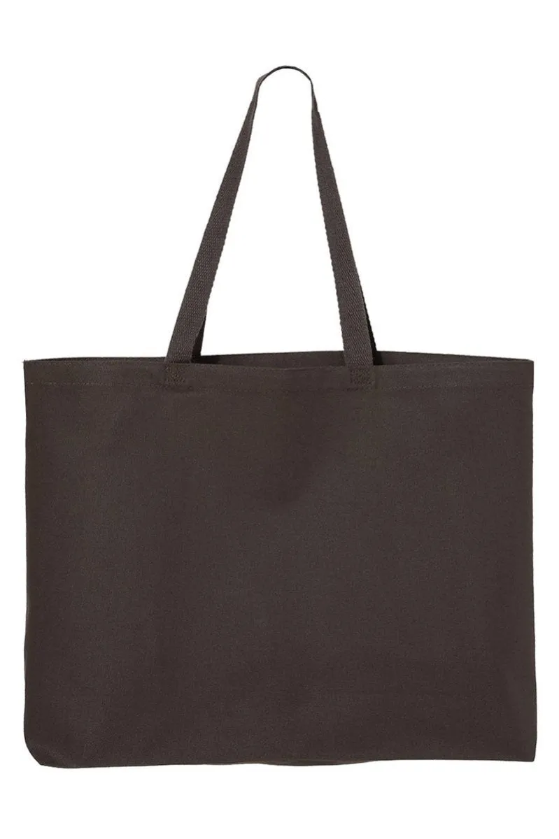 Orange Groovy Mama Canvas Jumbo Tote