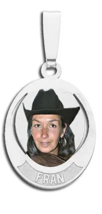 Oval w/ 1 Name Etched Jewelry