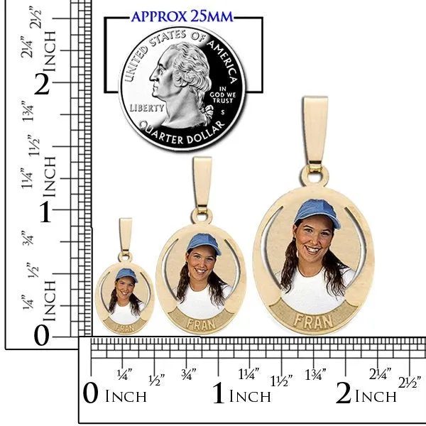 Oval w/ 1 Name Etched Jewelry