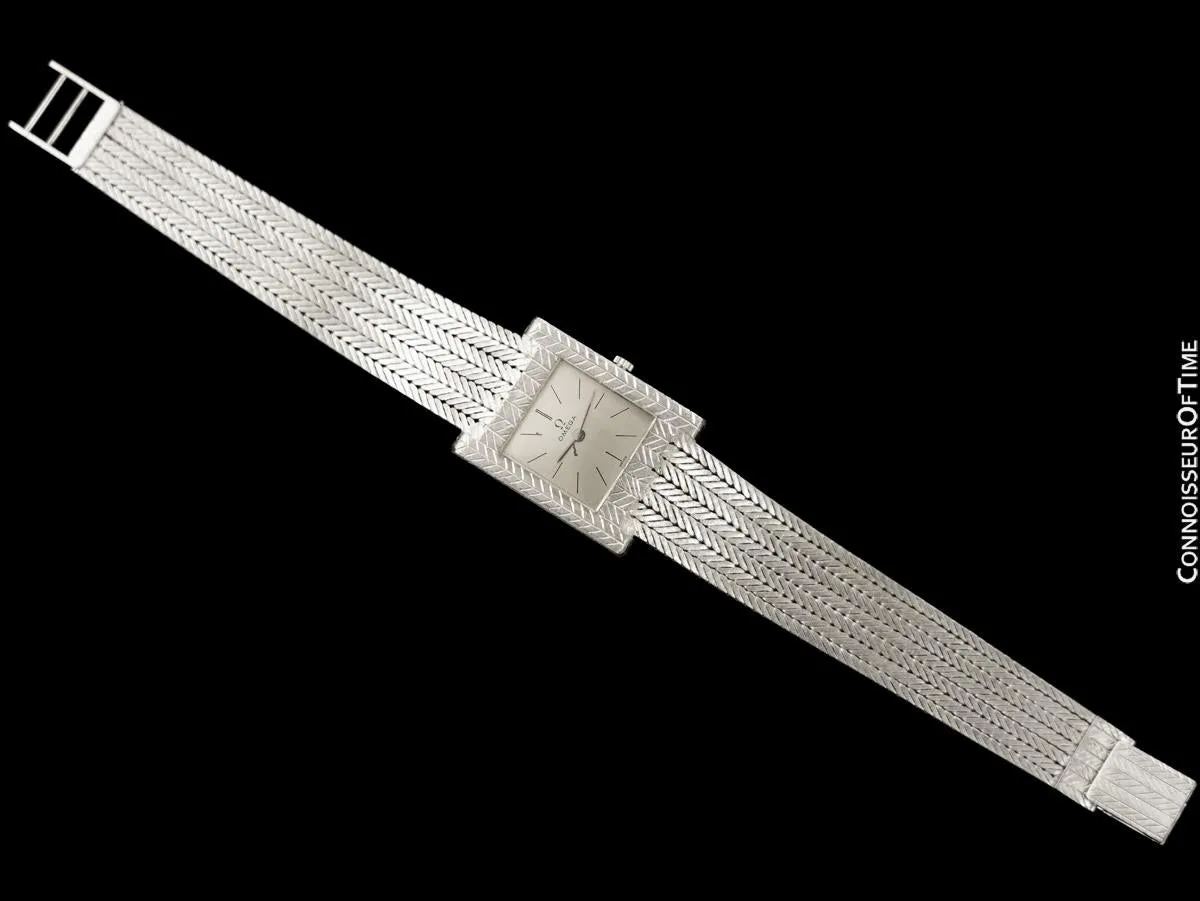Owned & Worn By Red Skelton - 1958 Omega Vintage Mens Ultra Thin Watch - 18K White Gold