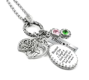 Personalized Best Friends Charm Necklace
