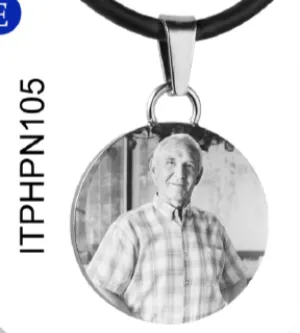 Photo Jewelry - Circle Shape with ash chamber - ITPHPN205