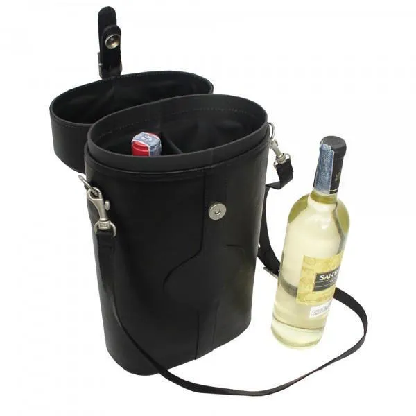Piel Leather Double Deluxe Wine Carrier