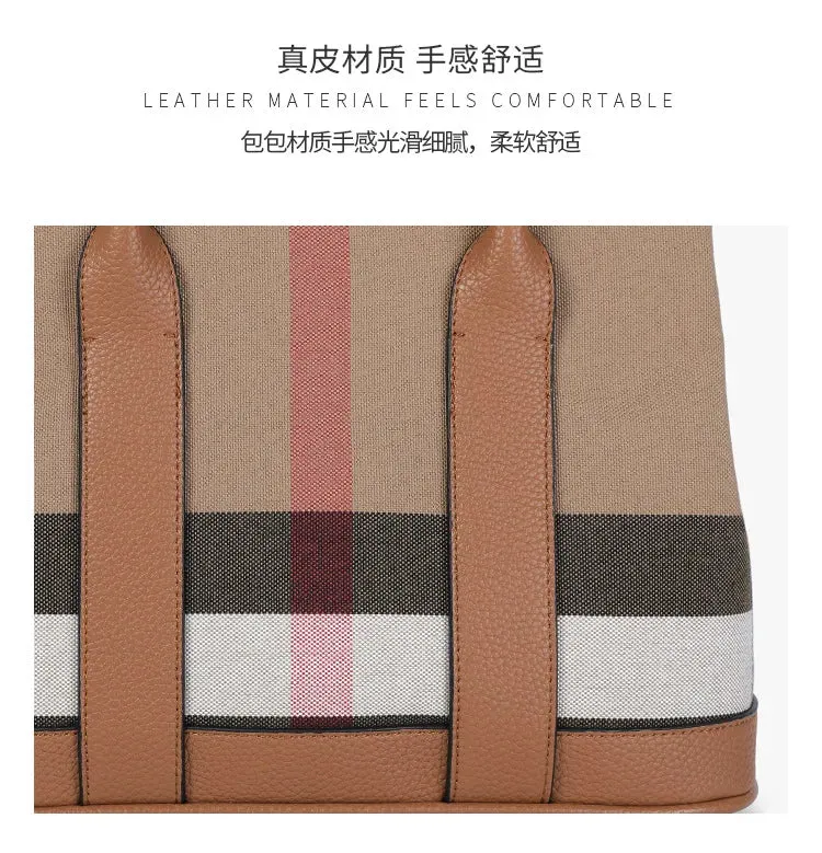 Plaid Designer Shoulder Bag