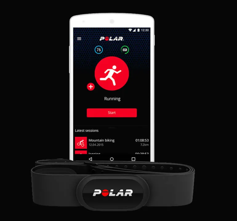 Polar H10 Heart Rate Sensor with Bluetooth and ANT 