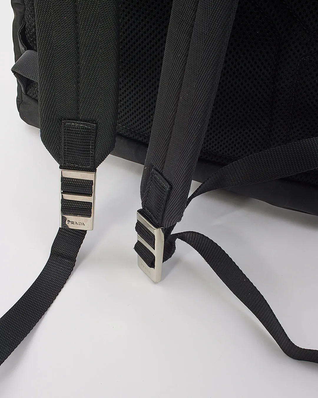 Prada Black Nylon Tessuto Backpack