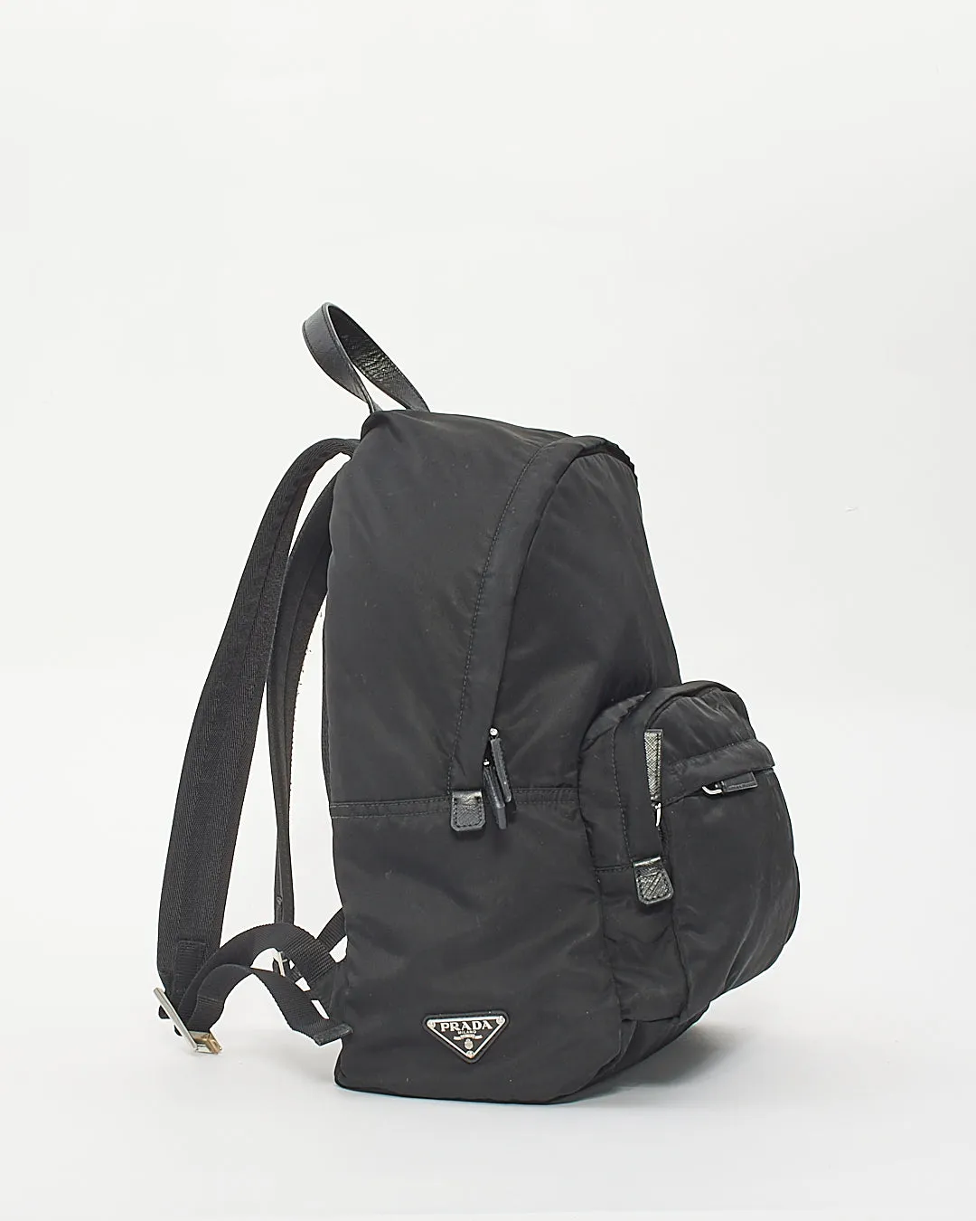 Prada Black Nylon Tessuto Backpack