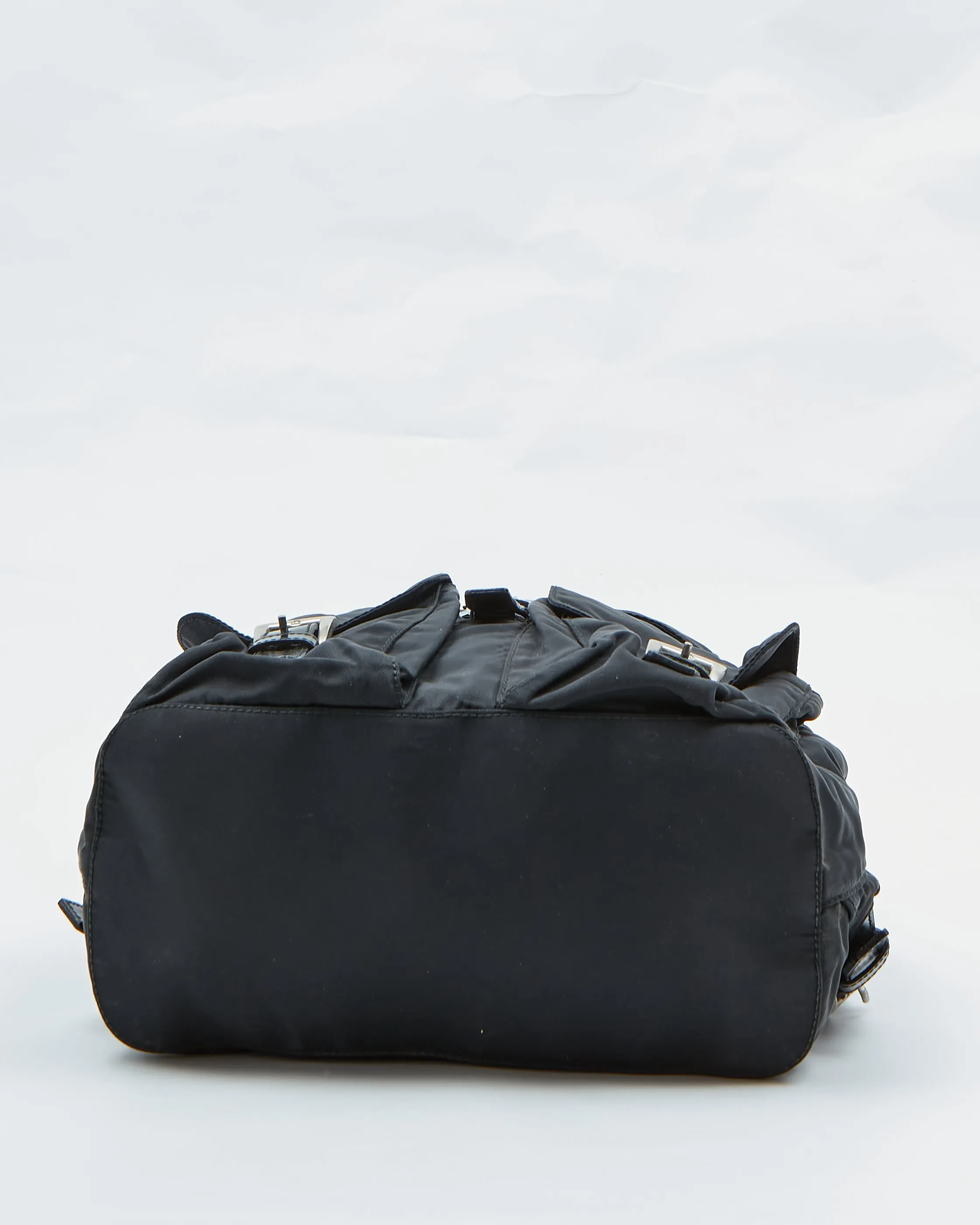 Prada Black Nylon Tessuto Small Backpack Bag