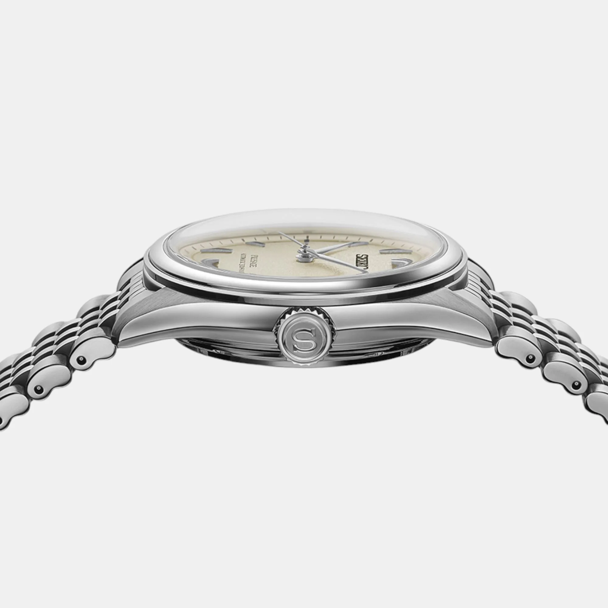 Presage Men Automatic White Dial Analog Stainless Steel Watch SPB463J1