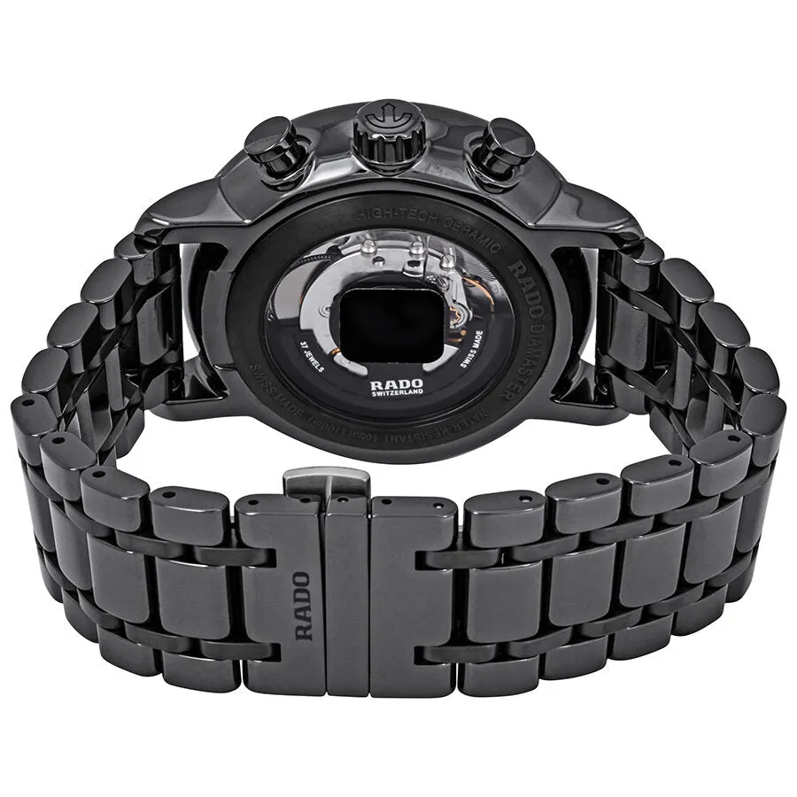 Rado DiaMaster XXL Automatic Chronograph Black Dial Men's Watch R14075182 RADO-R14076112
