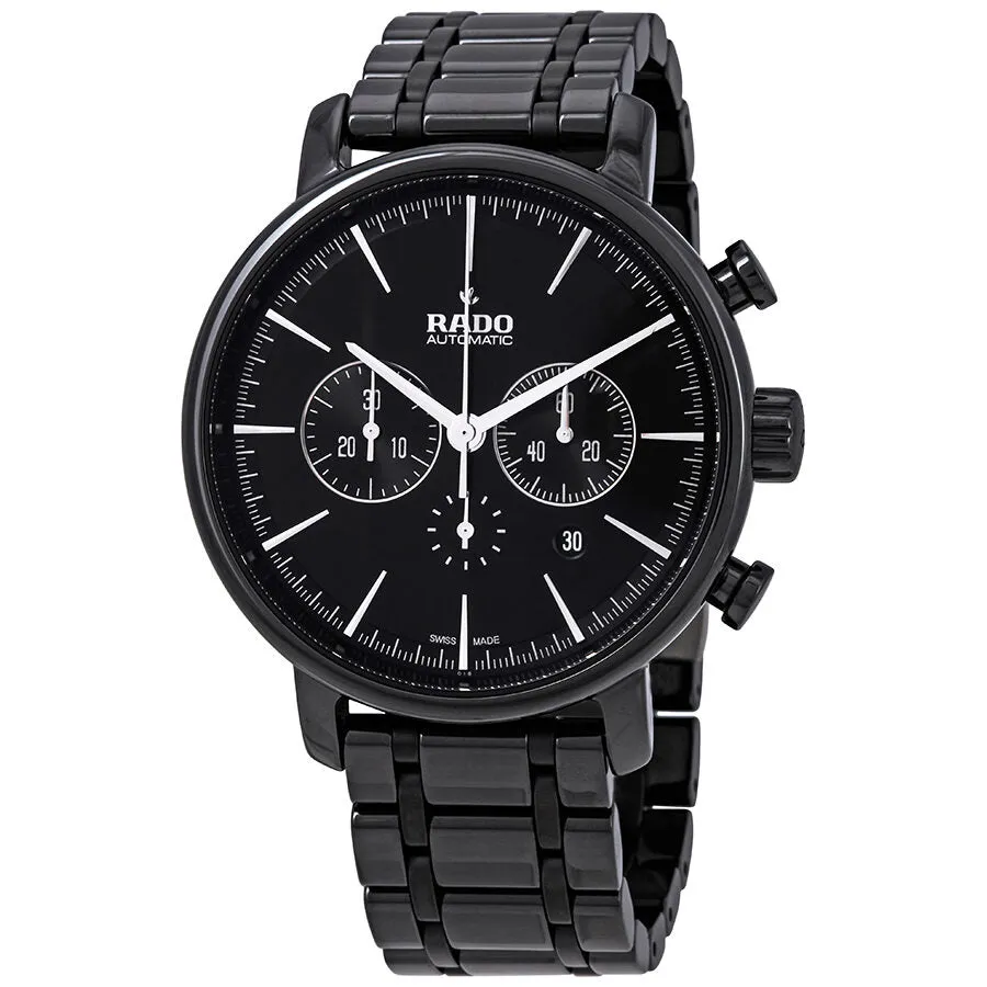 Rado DiaMaster XXL Automatic Chronograph Black Dial Men's Watch R14075182 RADO-R14076112