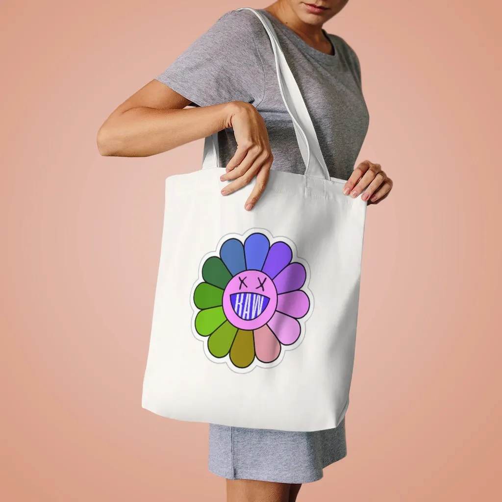 Raw Sushi "Flower" Cotton Tote Bag