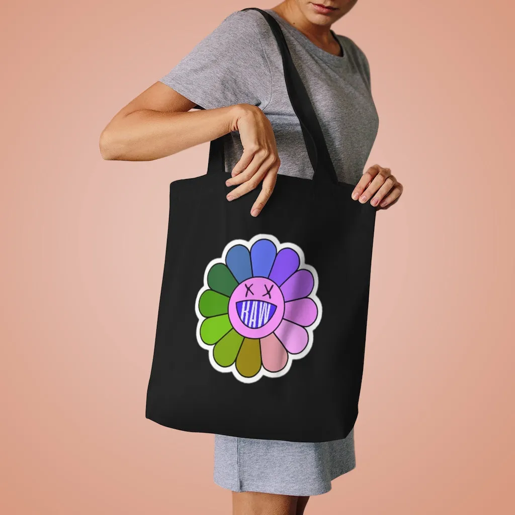 Raw Sushi "Flower" Cotton Tote Bag