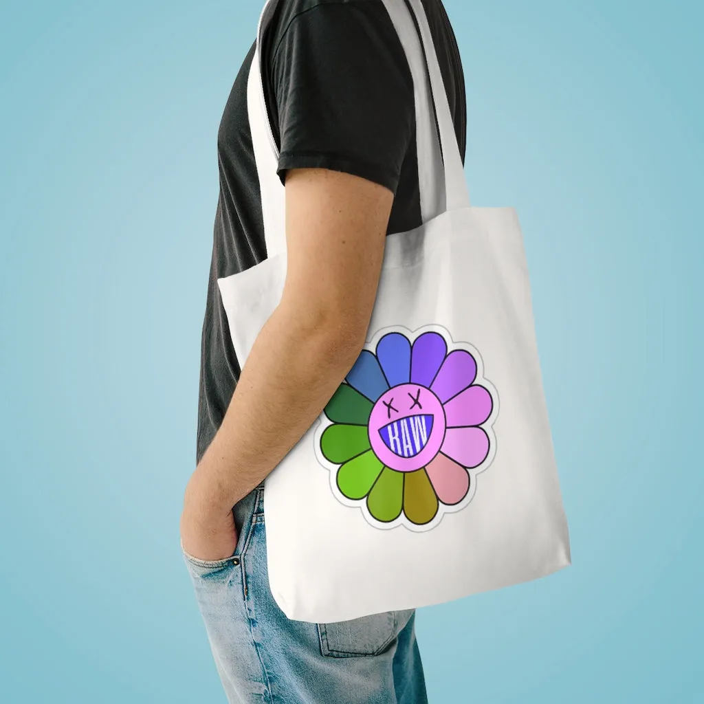 Raw Sushi "Flower" Cotton Tote Bag