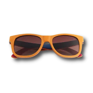Recycled Skatedecks Halfpipe Orange Sunglasses by WUDN