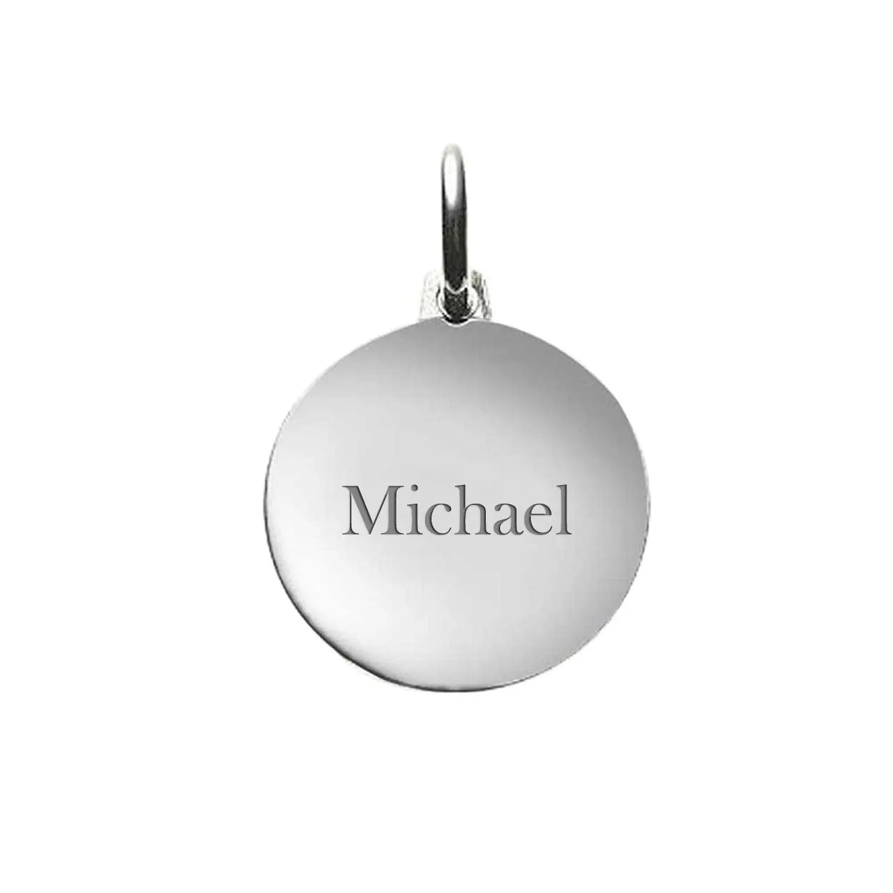 Religious Medal Saint Michael Pendant Necklace Silver for Military Police