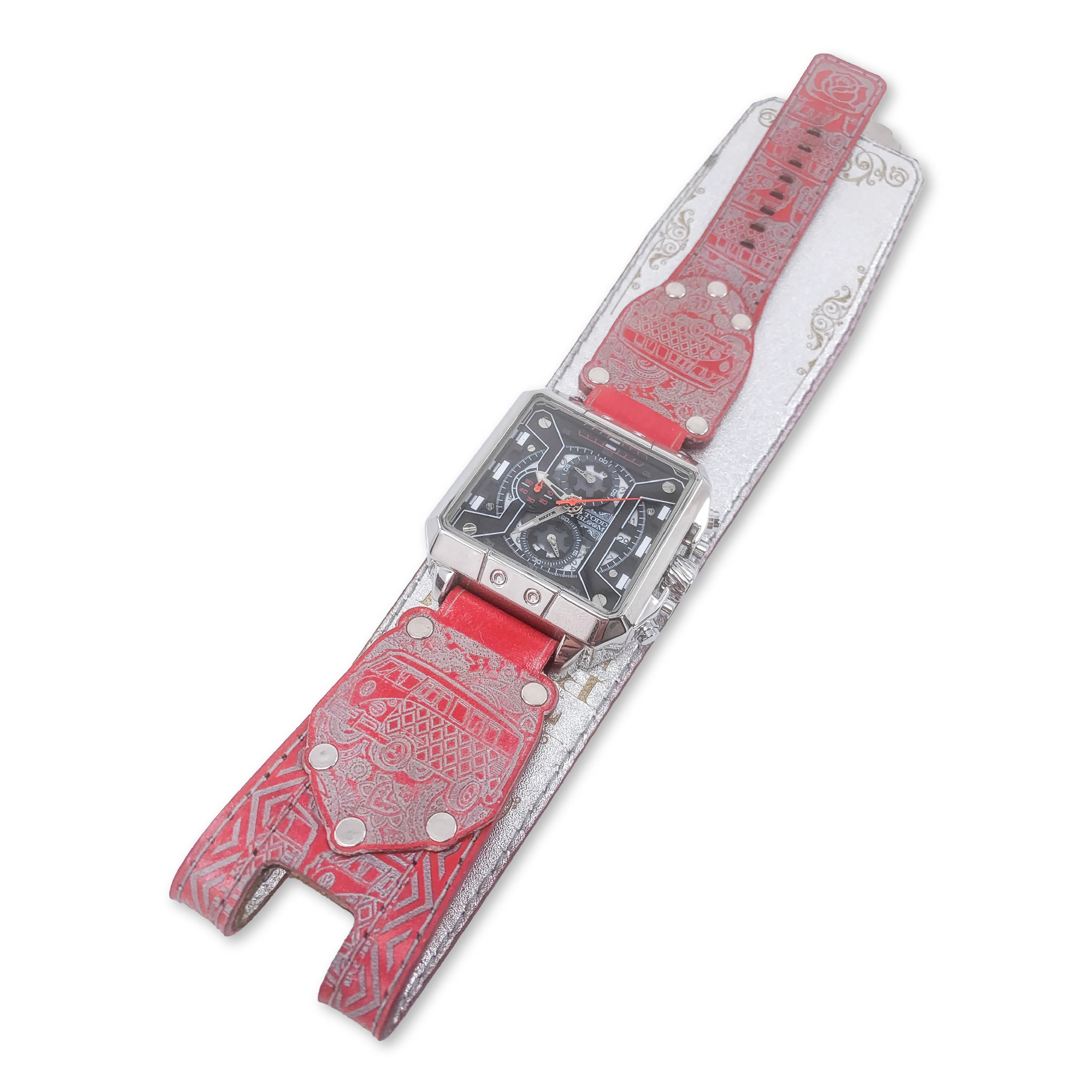ROAD TRIPPIN XXXV-MENS HAND MADE-FULL GRAIN LEATHER-WATCH