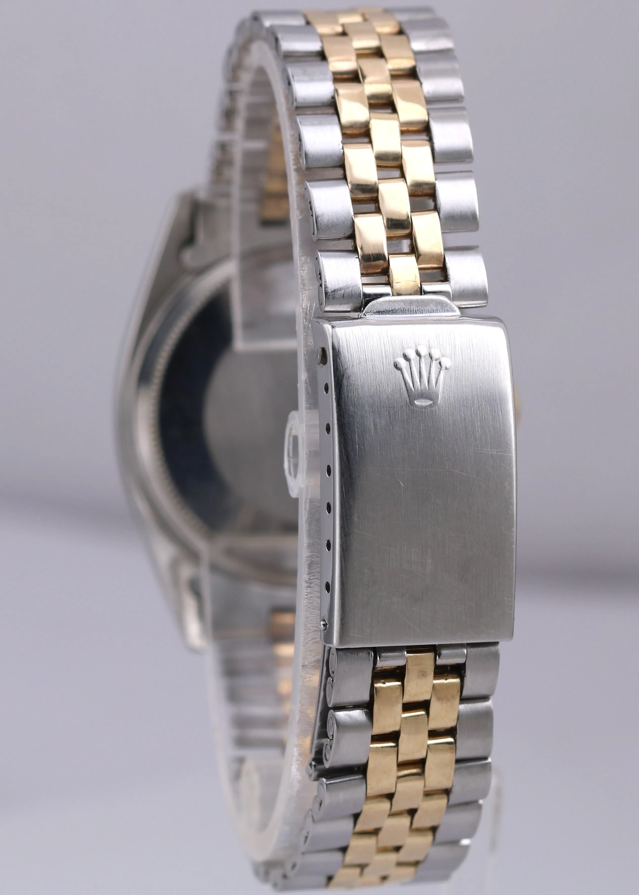 Rolex DateJust 36mm CHAMPAGNE PIE PAN Stainless Steel 18K Fluted JUBILEE 1601