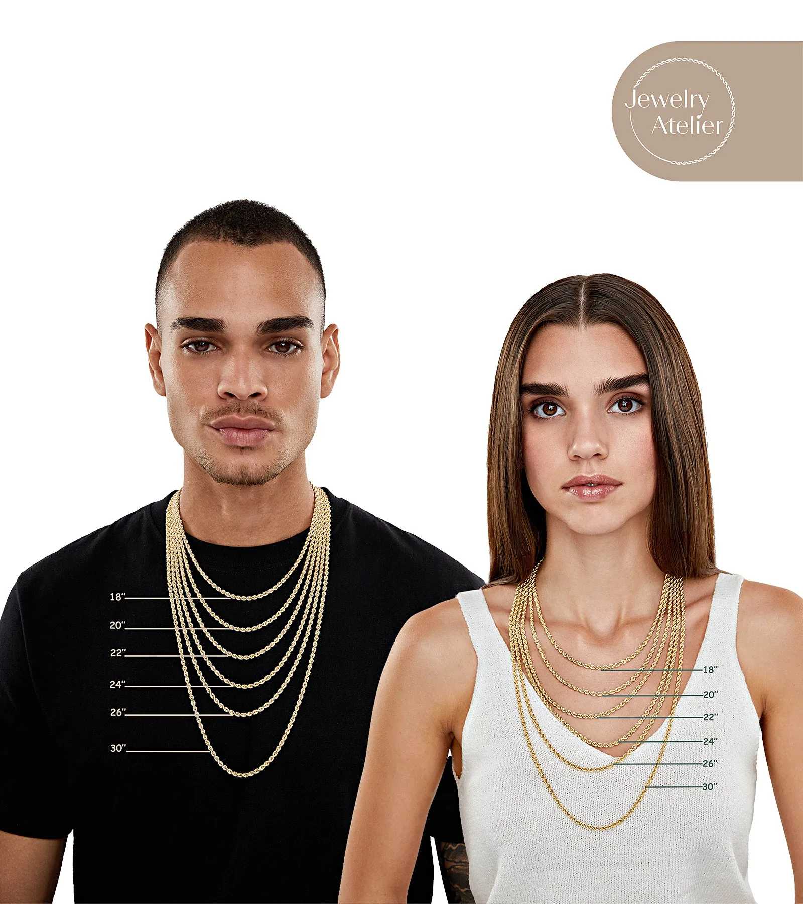 Rope Chain Necklace (3.8mm)