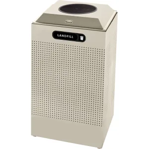 Rubbermaid Commercial Silhouettes 29-gallon Recycle Can